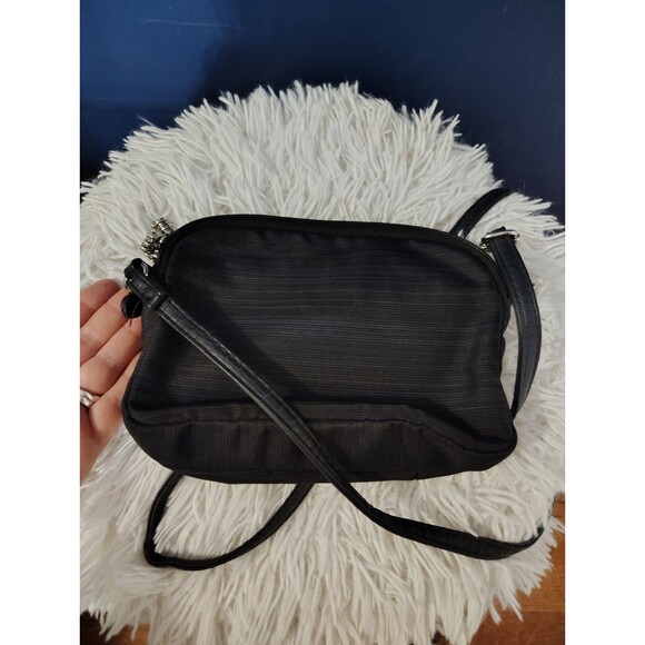 The Sak MultiSak Striped Canvas Cross Body Small Purse Bag Multiple Pockets - Picture 3 of 7